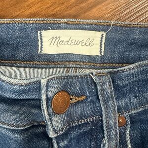 Madewell Curvy Stovepipe Blue Jeans